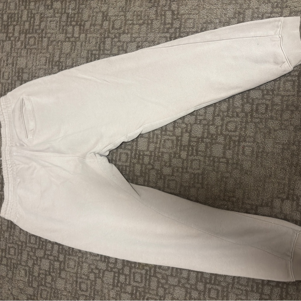H&M Light Beige Drawstring Joggers